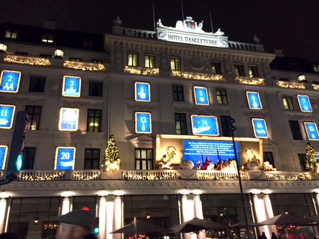 Jul på Hotel d'Angleterre 